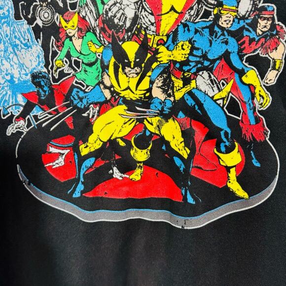 Marvel X-Men Zip Up Track Jacket Mens Superhero Graphic Black Y2K Size L - Picture 8 of 12